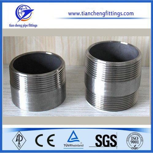 304 or 316 Stainless Steel Pipe Fittings Hexagon Male Nipple